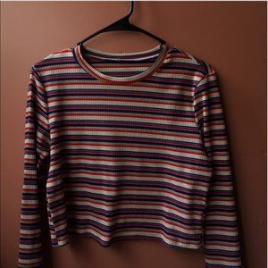 long sleeve striped shirt